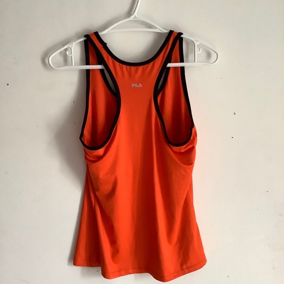 FILA Activewear Sport Orange Top - Picture 2 of 7